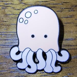 Women’s Jewelry Fashion Unique Cute Pink & Purple Octopus Enamel Pin Brooch